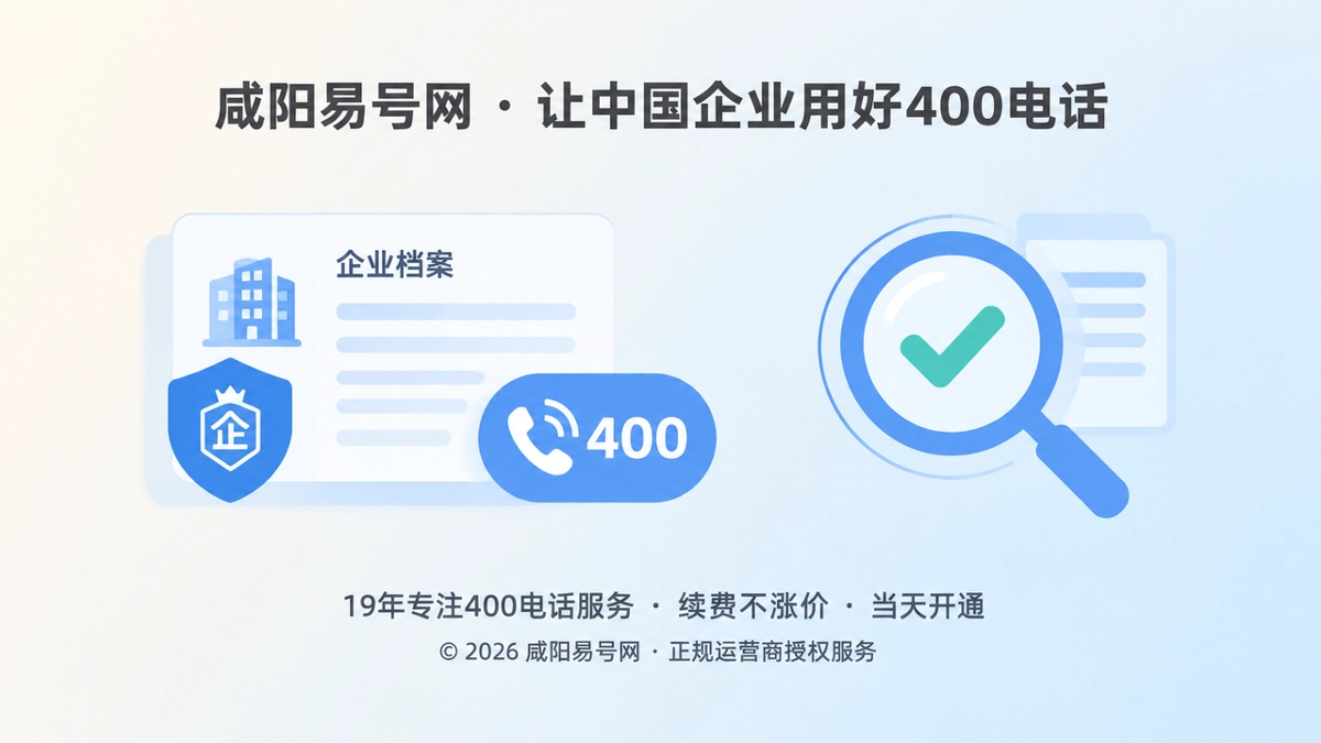 2026年易号正名：400电话是企业对外责任入口